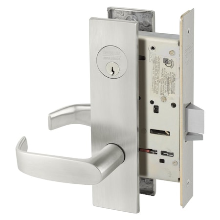 Sargent Grade 1 Storeroom or Closet Mortise Lock, L - Lever, LE1 - Escutcheon, Field Reversible, Conventiona 8204 LE1L 32D